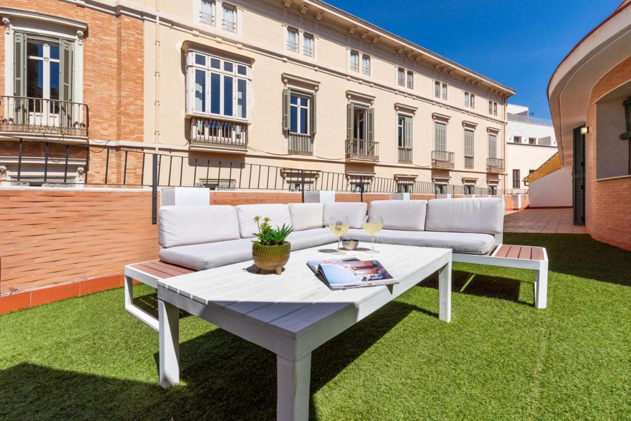 Gran Terraza Con Vistas A Calle Larios Málaga Exteriör bild