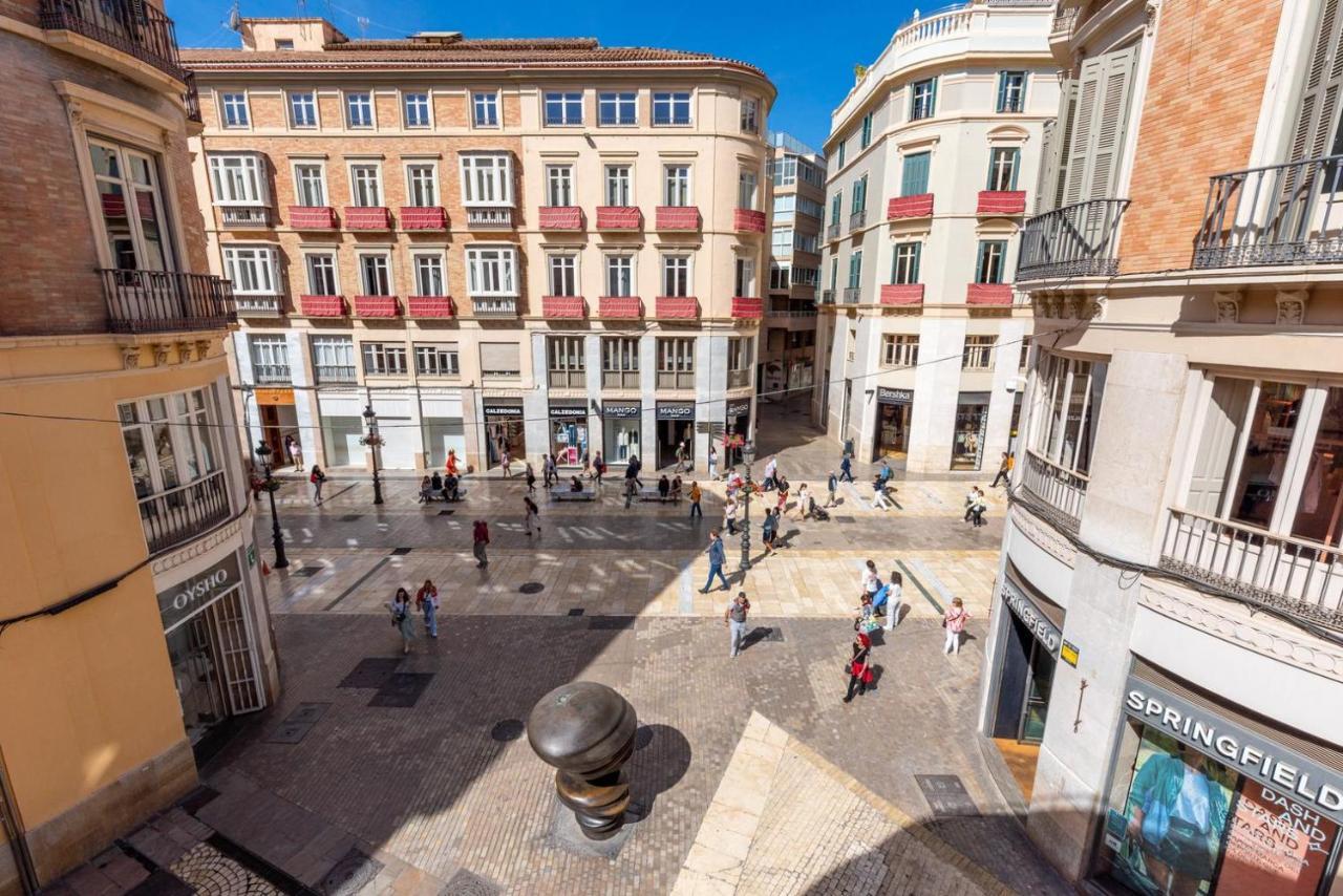 Gran Terraza Con Vistas A Calle Larios Málaga Exteriör bild